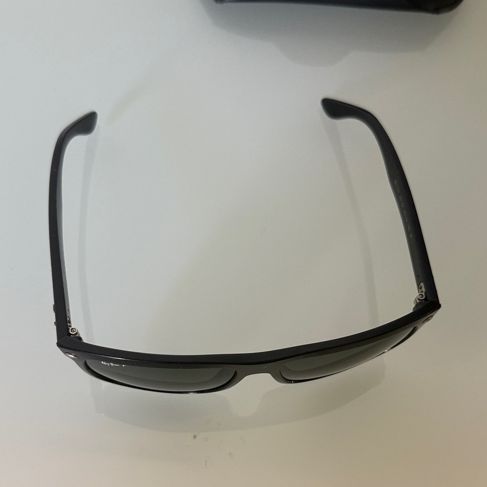Ray-Ban Black and Green Polarized Sunglasses - Picture 6 of 6